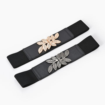 2021 Gold Leaves Buckle Belts Women Pu Leather Elastic Wide Waist Belt Dress Corset-yk - Explore China Wholesale Women Ladies Buckle And Pu Leather Elastic Belt and Pu Leather Elastic Belt, Gold 2021 Gold Leaves Buckle Belts Women Pu Leather Elastic Wide Waist Belt Dress Corset-yk - Explore China Wholesale Women Ladies Buckle And Pu Leather Elastic Belt and Pu Leather Elastic Belt, Gold