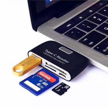 Type C TF/SD lecteur de carte USB3.1 OTG HUB adaptateur combo pour PC ordinateur portable et téléphones portables Android for sale at factory direct price