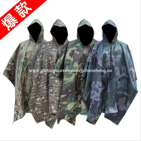 military raincoat