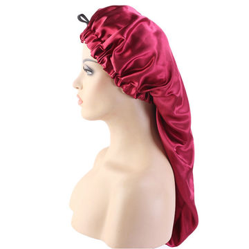 Buy Wholesale China Bonnet,high Quality Designer Long Satin Hair Bonnet  Sleep Cap For Women & Bonnet at USD 2 | Global Sources