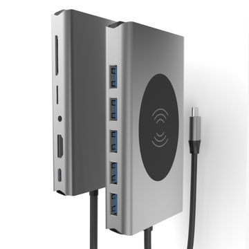 Buy Wholesale China 13in1 Type-pc Hub & Wireless Charging Hub With Hdmi ...