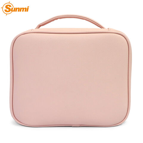 Portable Makeup Train Case Travel Makeup Bag Cosmetic Case Beauty Case with  Adjustable Compartments PU Leather Makeup Bag White - China Cosmetic Bag  and PU Cosmetic Case price