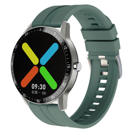 KINGWEAR G1 Caja de Aleación de Zinc Monitor de Ritmo Cardíaco Pulsera Inteligente Deportiva Bluetooth