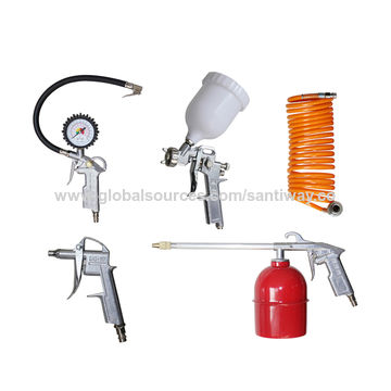 Buy Wholesale China Powerful 5pcs Air Pneumatic Compressor Accessory Spray  Gun Kit & Compressor Spray Gun Kit at USD 9