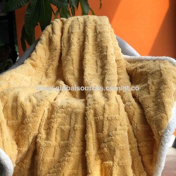 POLYESTER FLANNEL SHERPA JACQUARD PLAID 