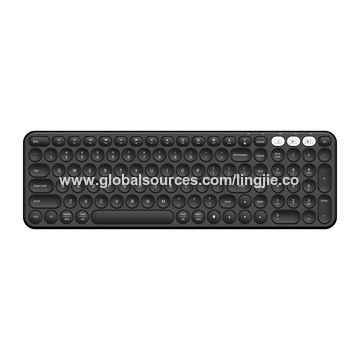 Teclado en Español Inalámbrico 2.4G+BT5.0 con Soporte para Móvil