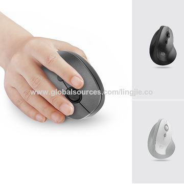 Souris verticale sans fil, souris ergonomique à 6 boutons, DPI réglable, molette de défilement élégante type cerise
