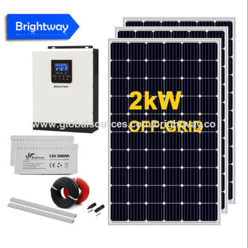 Générateur solaire FJD 2000W - Centrale électrique 2000W et panneau so