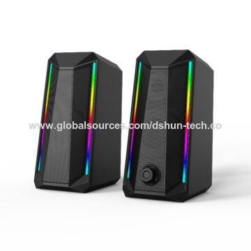 Steuerbarer 2.0 USB-Lautsprecher mit Regenbogenlicht und Bluetooth-Unterstützung für Unternehmen for sale at factory direct price