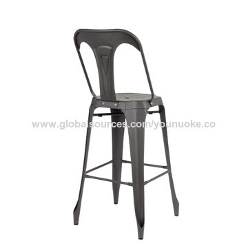 Metal Stool High Counter, Best Outdoor Bar Stools With Backs