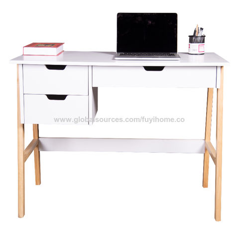 Home Furniture Wooden Folding Laptop Office Work Table Small Study Desk  Design Metal Frame - China Wholesale Market, Living Room Furniture