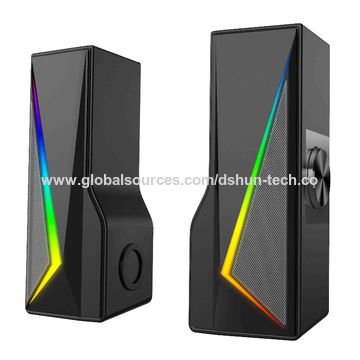 Steuerbarer 2.0 USB-Lautsprecher mit RGB-Licht und Bluetooth-Unterstützung für Unternehmen for sale at factory direct price