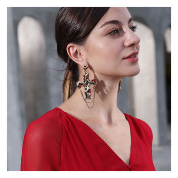 Crucifix Cross Earrings Men \u0026 Christmas 