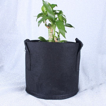 Yinrunx Grow Bag with Handle Environmental Protection Bag Non-Woven Bag Planting Bag