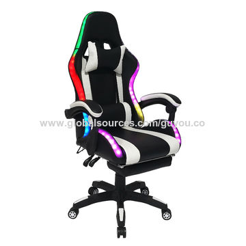 Buy Wholesale China Fast Delivery High-back Ergonomic Gaming Chair Led Lights, Headrest, Lumbar Support & Rgb Gaming Chair at USD 54 | Global Sources