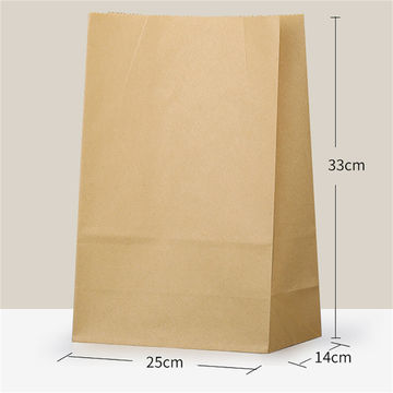 Buy Wholesale China Biodegradable Kraft Coffee Paper Bag Brown Paper ...