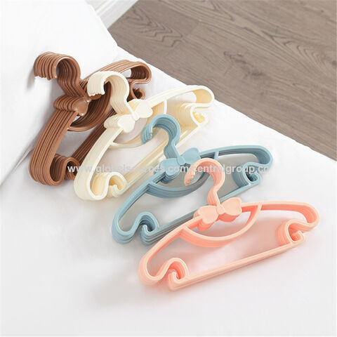 Buy Wholesale China Plastic 2pc Set Hanger For Kids Children Set Clothes,  Customized Logo/color Are Accepted & Set Hangers at USD 0.09