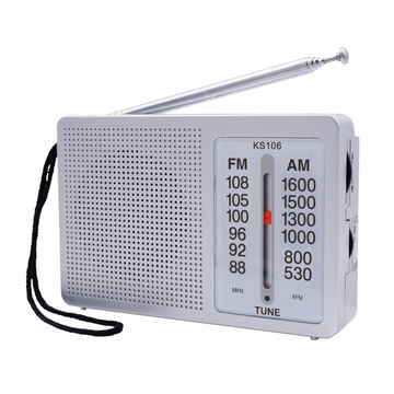 Compre Venta Directa De Fábrica Pequeña Radio Portátil Am Fm Hogar Fm  Blanco Receptor De Onda Corta Mini Radio y Radio Portátil de China por 4.2  USD