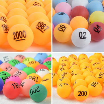 1X 10X LOT 40mm Ping Pong Table Tennis Balls Bulk Wholesale White Yellow Play 