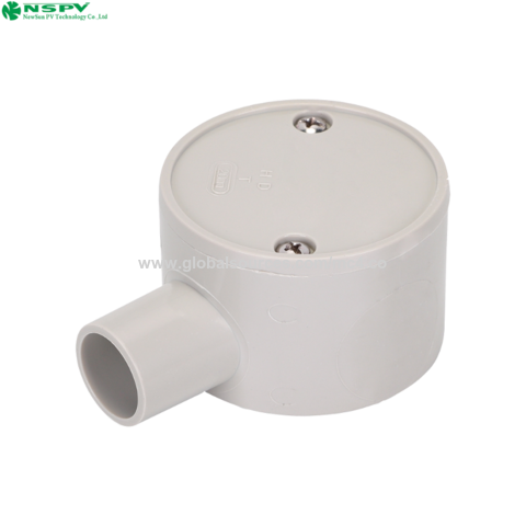 Caixa de junção CIRC de PVC para conduítes elétricos subaquáticos com entradas de tubos angulares de 1/2/4 vias for sale at factory direct price