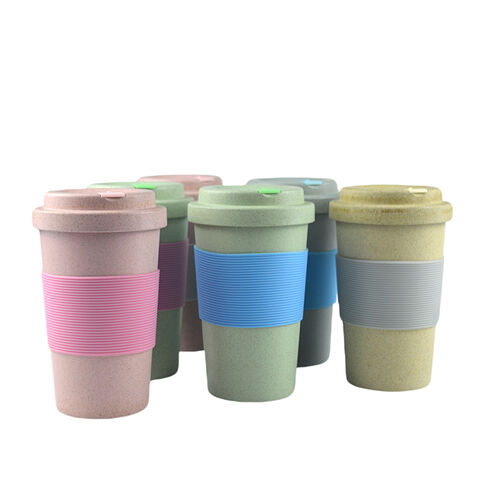 420ML Double Drinking Cup Separate Cup Mouth Leak-proof Straw Cup