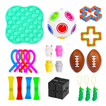 Achetez en gros  Pop It Fidget Toy Push Pop Bubble Jouets Sensoriels  Avec Autisme Squeeze Jouets Chine et Jouets Fidget à 0.55 USD