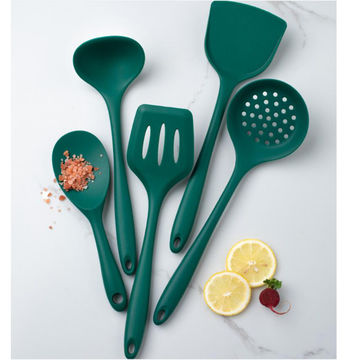 Silicone Kitchen Utensils Set For Nonstick Pan, Including Silicone Spatula,  Spoon And Ladle, Heat Resistant