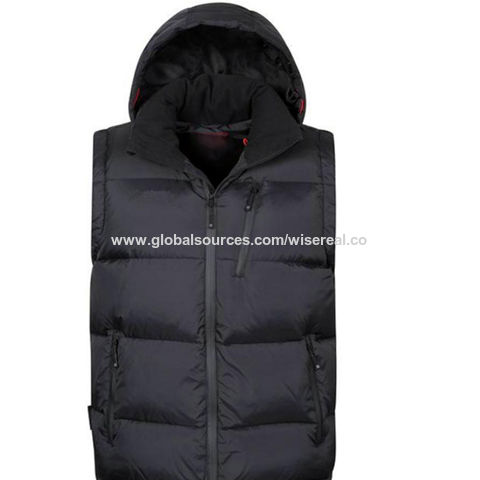 mens cotton quilted vest