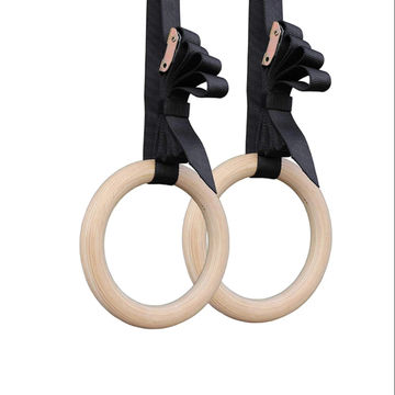 32mm Wooden Gymnastics Rings Olympic Gymnastic Rings