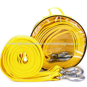 Bulk Buy China Wholesale 5t 4m 5m Heavy Duty Custom Car Tow Rope Tow Strap  With Hooks For Tractors $2.19 from Quanzhou Maxtop Group Co. Ltd