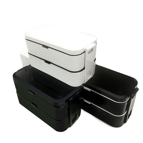 Buy Wholesale China Customizable Patent Lunch Box Double Layer Food Grade  Pp Bento Box Leak Proof Strap Food Container & Food Grade Pp Bento Box at  USD 3.5