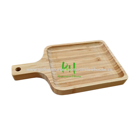 Wholeale Bamboo Cheese Plates Salad Plates Cake Plates Dinner Plates