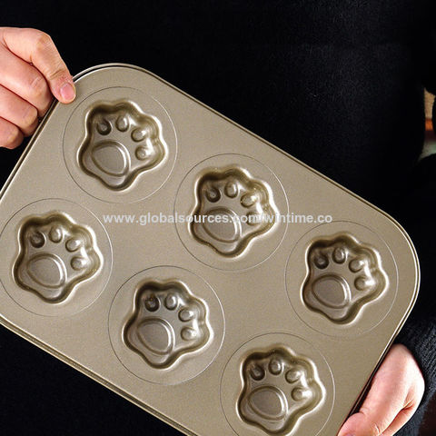 Paw Shaped Cake Pans Silicone Mould Premium Non-stick Cat Paw