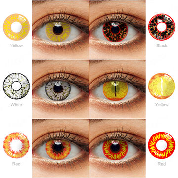 Big Eyes Contact Lenses Cosplay Contact Lens Colored Contacts Annual  Cosmetic Contact Lenses Crazy - China Cosmetic Halloween Contact Lenses and Cosplay  Contact Lens price