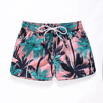 Womens Beach Shorts Y2K Midi Waist Print Shorts Midi Waist Patchwork Short  Pants | eBay