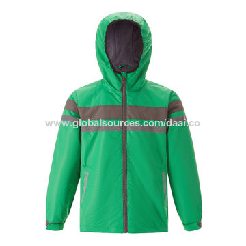 M2C Boys Outdoor Color Block Fleece Lining Windproof Jackets with Hood 