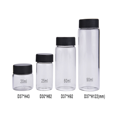 Transparent Glass Test Tube Cork Rafting Bottle Wishing Sizes 3 Bottles Y2N1
