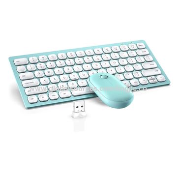Mini clavier et souris sans fil portables, souris silencieuses
