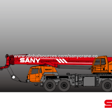 Stc800s Sany Truck Crane 80 Tons Lifting Capacity All Wheel