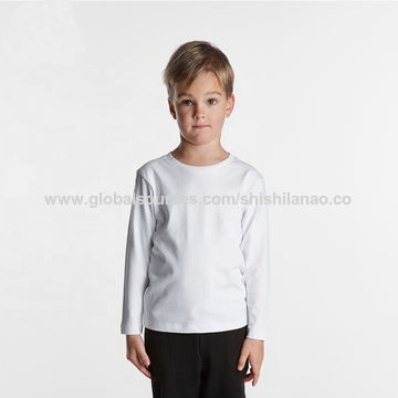 Blank Boy's Long Sleeve Tee Shirt