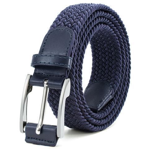 Woven Stretch Braided Belt \u0026 Men Belt 