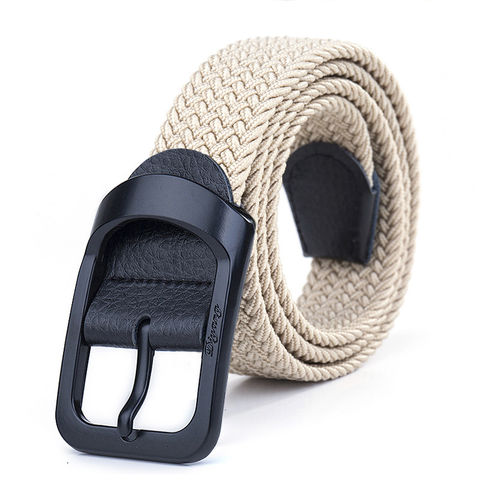 Woven Stretch Braided Belt \u0026 Men Belt 