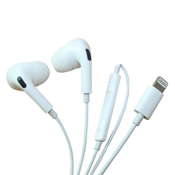 2020 Hot Selling Airpods Pro Style Wired Earphones, Lightning