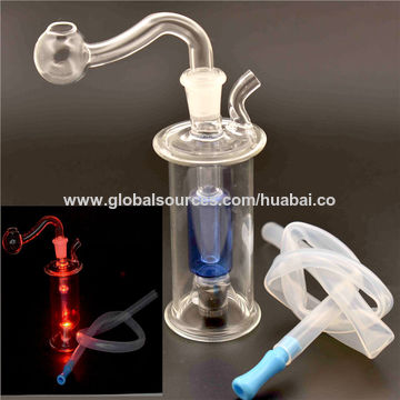 thumbnail image 2 of 6 Inch Glass Water Pipe Bong Bubbler With Premium Bowl - Handmade In USA 2 of 3