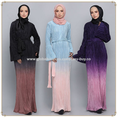 Islamic Clothing - Summer latest abaya womens muslim striped