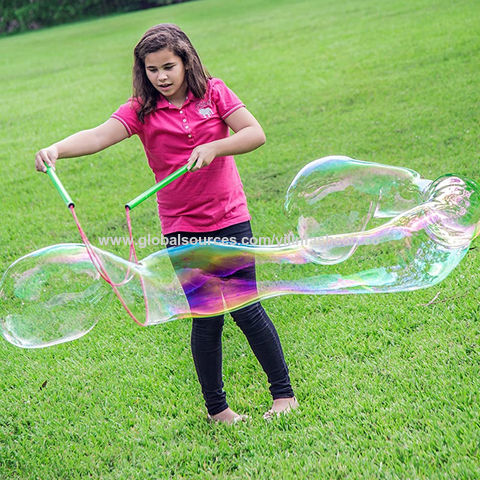 Fun Giant Bubbles Kit Amazing Magic Enormous Huge Bubble Maker Gift Garden Toy 