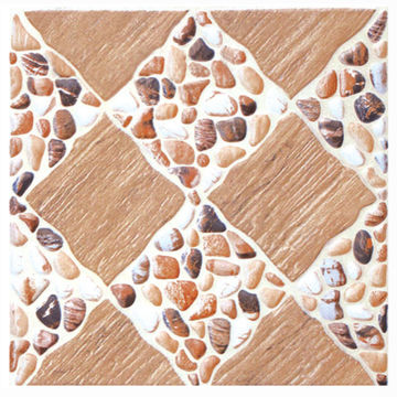 Courtyard Ceramic Flooring Tile, Types Of Non Slip Porcelain Floor Tiles