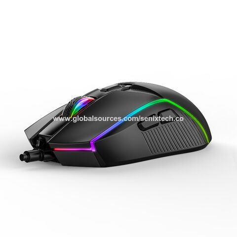 China RGB light gaming mice, With software can be programmable. Special ...