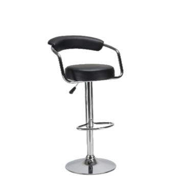 Adjustable Modern Chair Bar, Factory Bar Stool In Leather