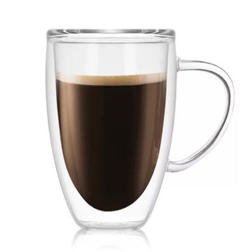 Double Walled Coffee Cups, Glass Coffee Mugs, Clear Coffee Mug